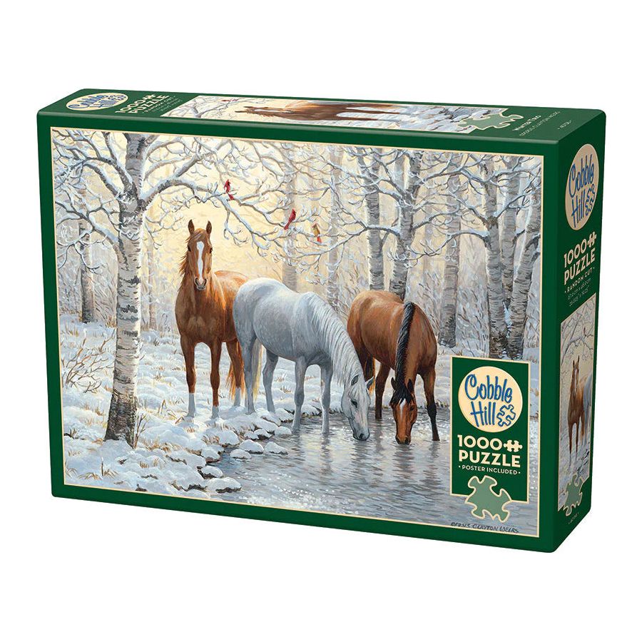 Cobble Hill Winter Trio 1000 Piece Puzzle