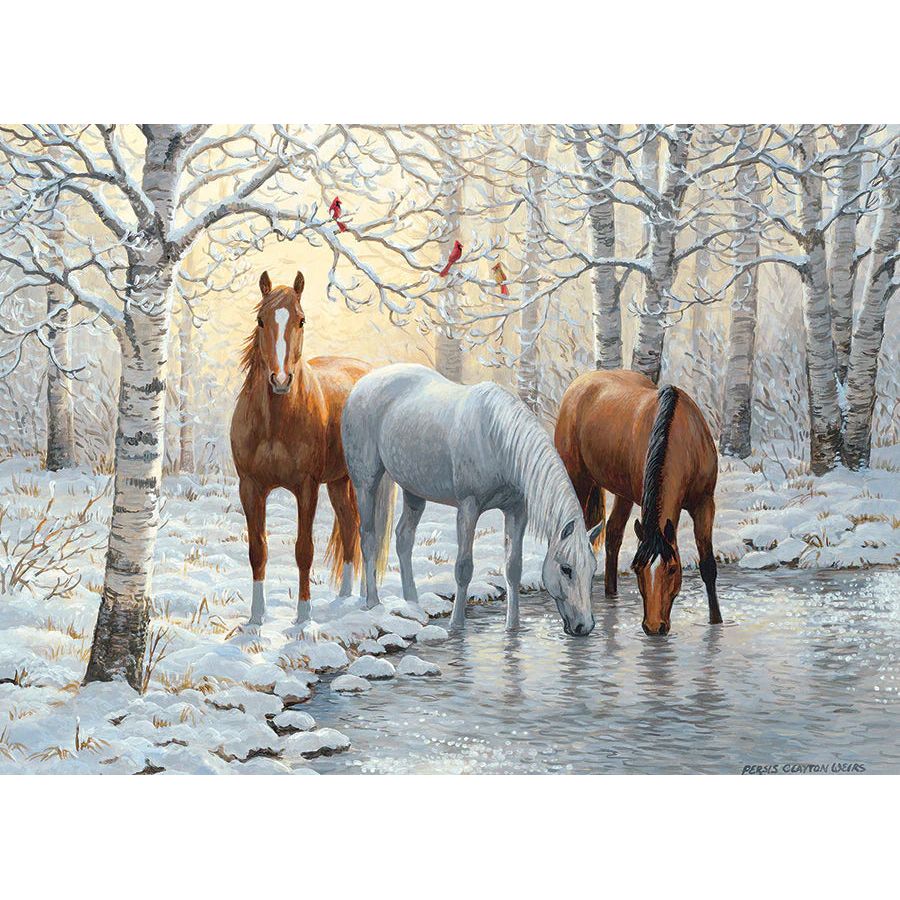 Cobble Hill Winter Trio 1000 Piece Puzzle