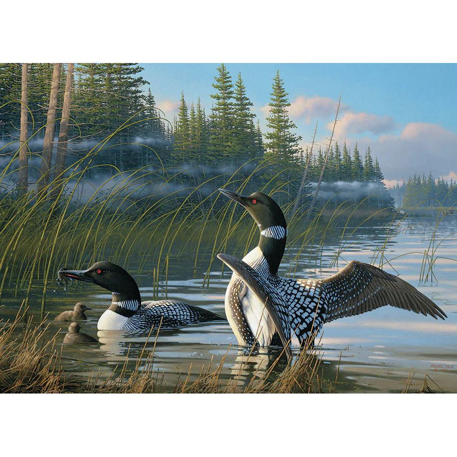 Cobble Hill Common Loons 1000 Piece Puzzle