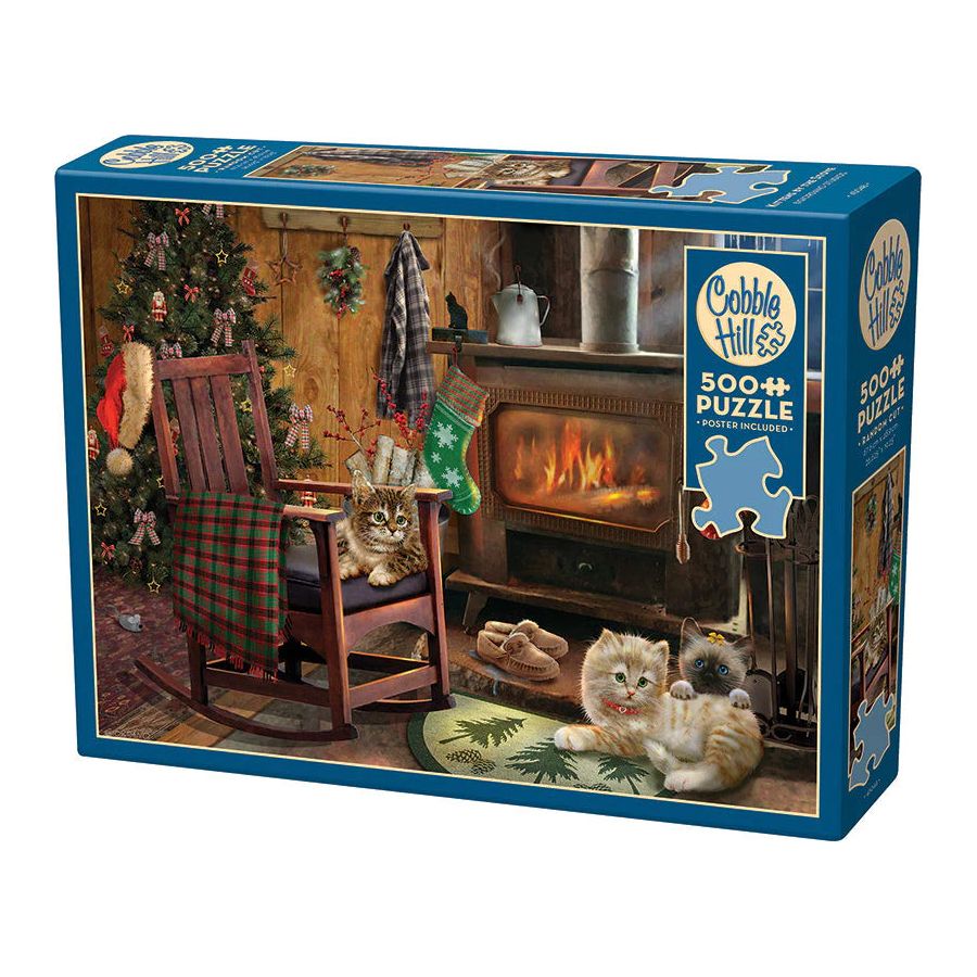 Cobble Hill Kittens By The Stove 500 Piece Puzzle