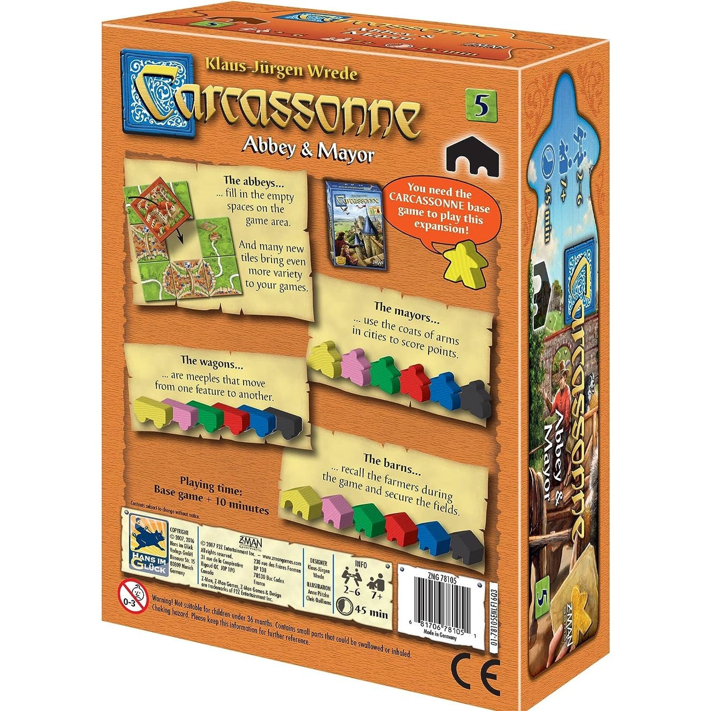 Carcassonne Expansion - Abbey & Mayor