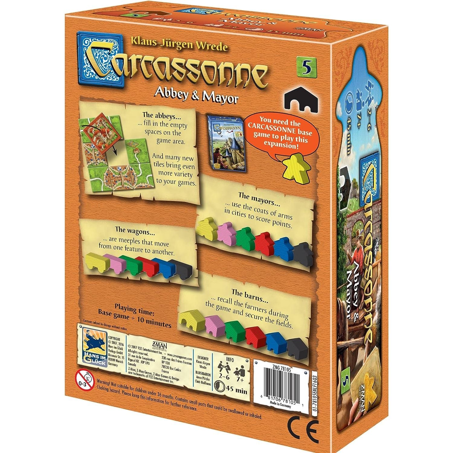 Carcassonne Expansion - Abbey & Mayor