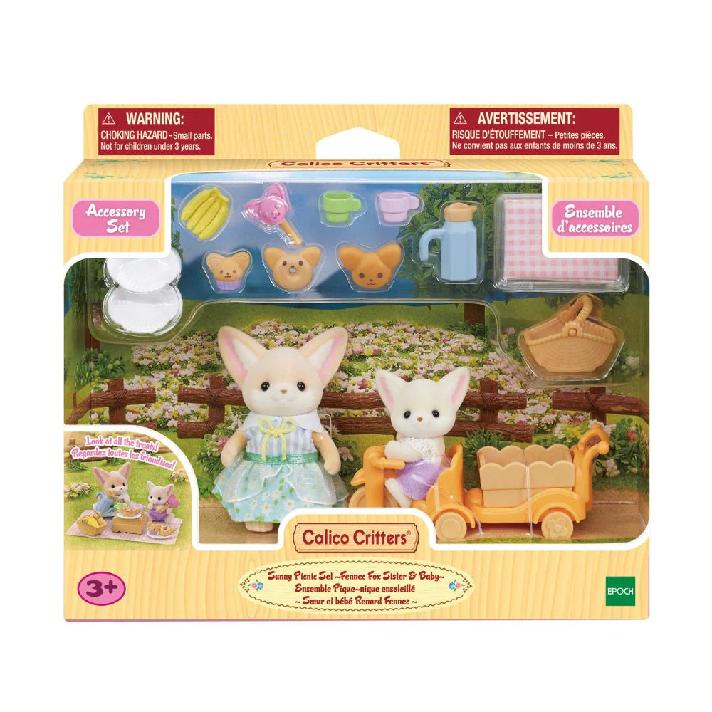 Calico Critters Fennic Fox Family