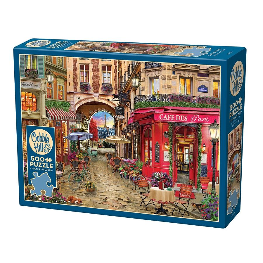 Cobble Hill Cafe des Paris 500 Piece Puzzle