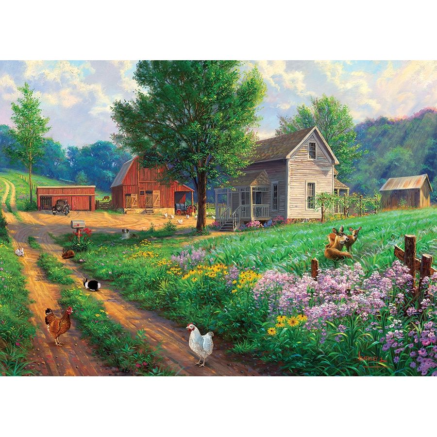Cobble Hill Farm Country 1000 Piece Puzzle