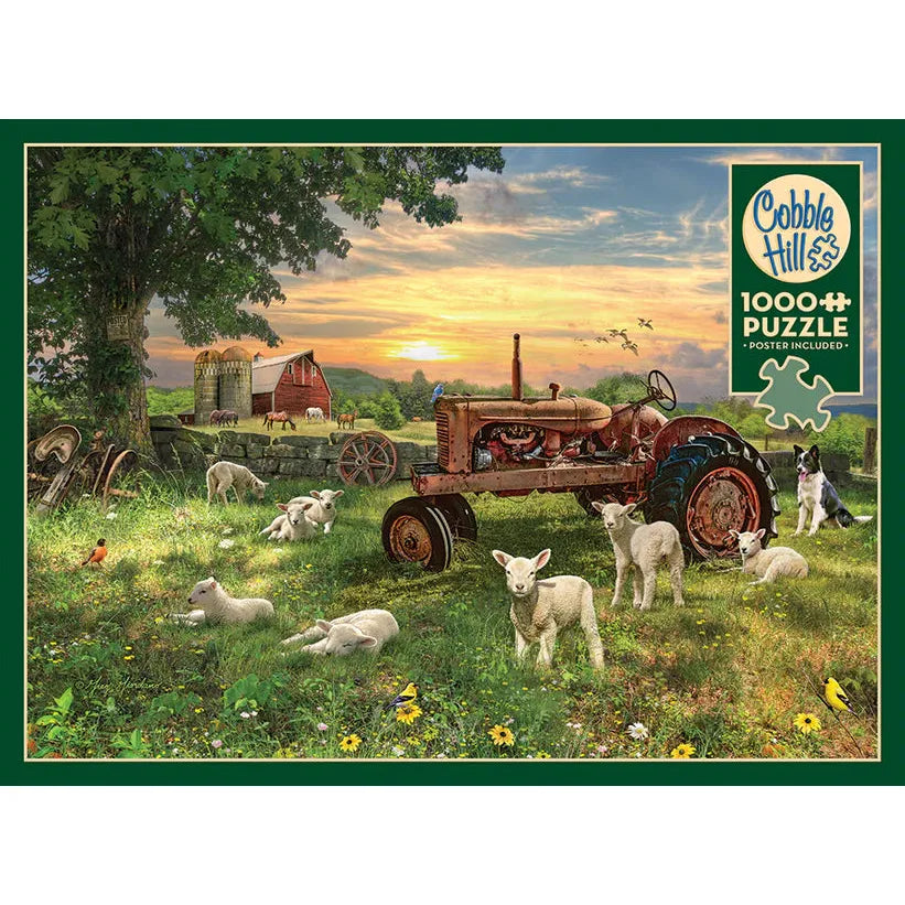 Cobble Hill Field At Sunrise 1000 Piece Puzzle