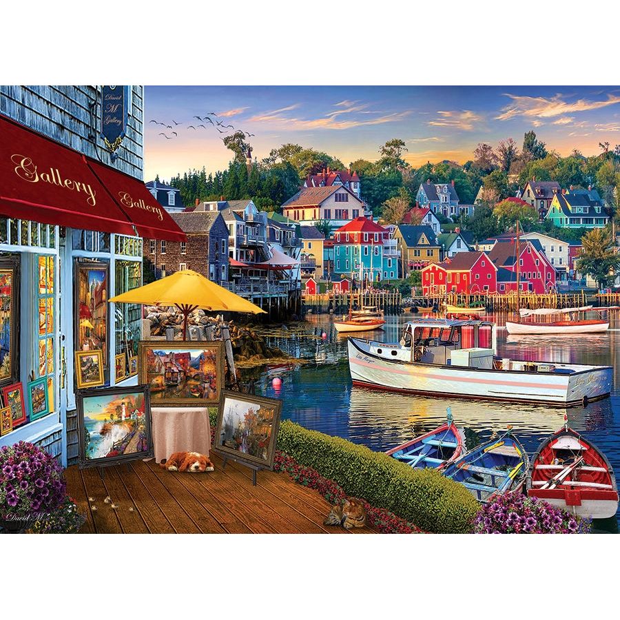 Cobble Hill Harbor Gallery 1000 Piece Puzzle
