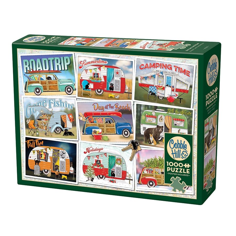 Cobble Hill Hitting the Road 1000 Piece Puzzle