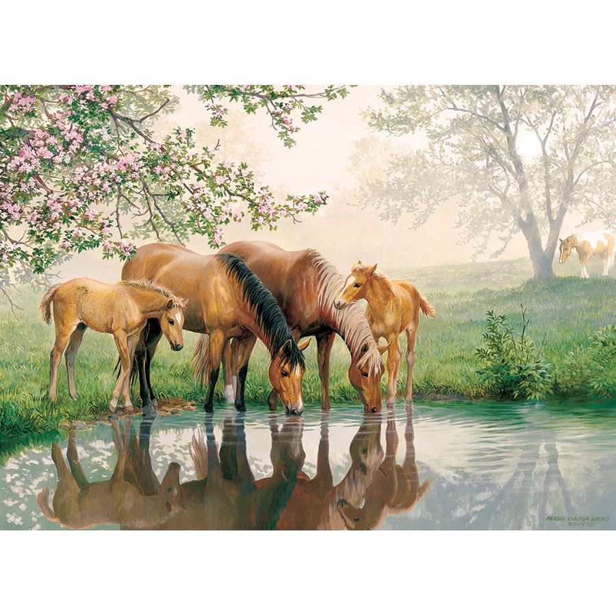Cobble Hill Horse Family 350 Piece Puzzle
