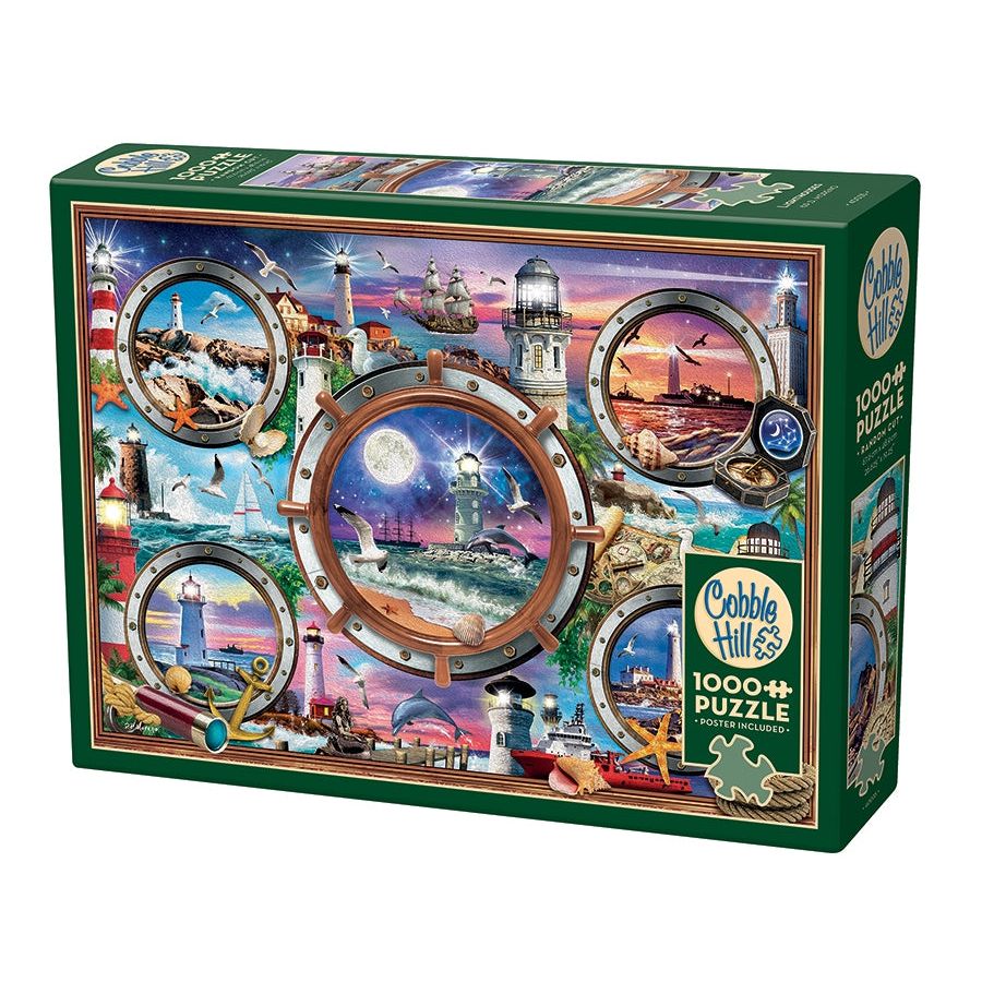 Cobble Hill Lighthouses 1000 Piece Puzzle