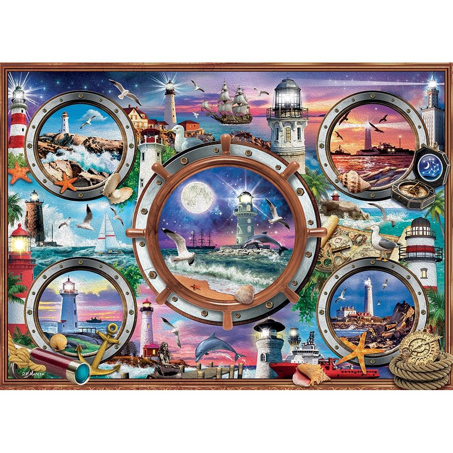 Cobble Hill Lighthouses 1000 Piece Puzzle