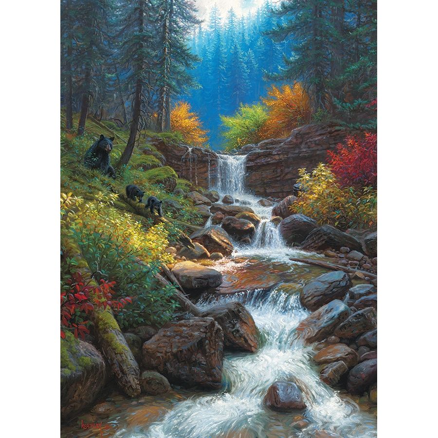 Cobble Hill Mountain Cascade 1000 Piece Puzzle