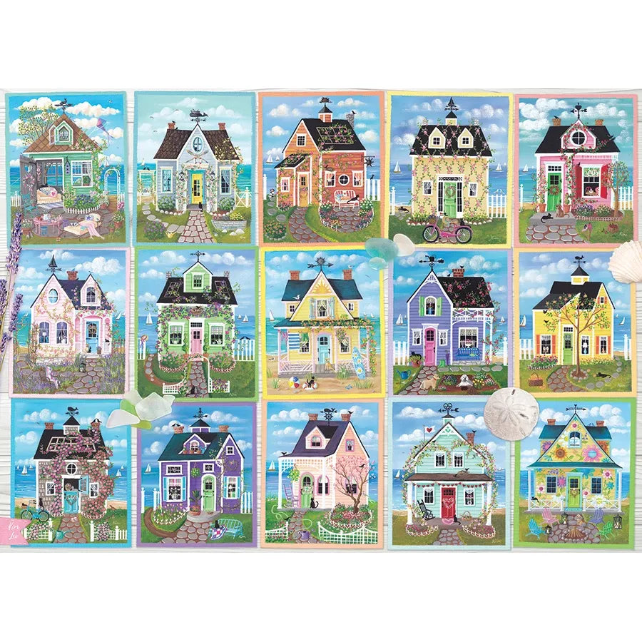 Cobble Hill Seaside Cottages 1000 Piece Puzzle