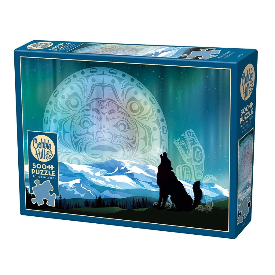 Cobble Hill Two Wolves 500 Piece Puzzle