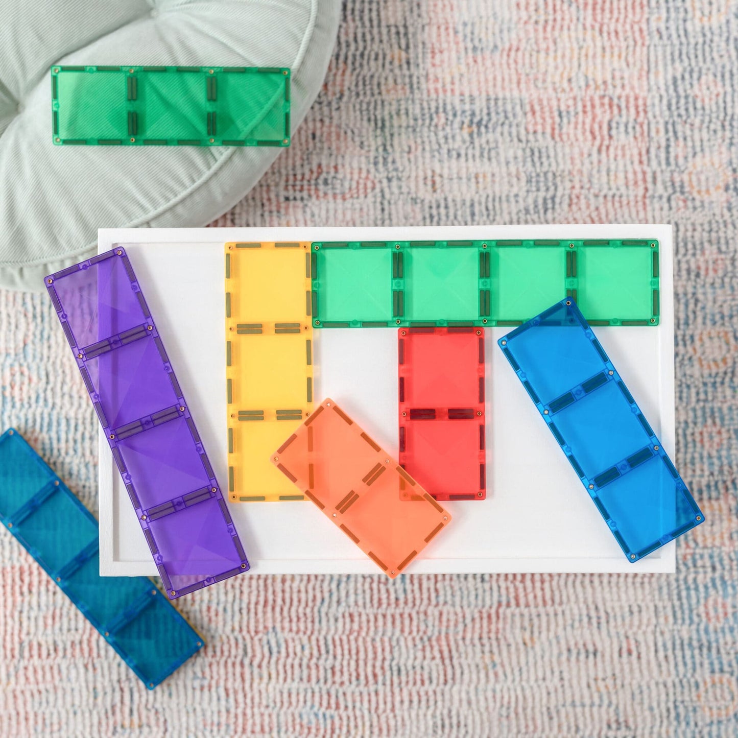 Connetix 18 Piece Rainbow Rectangle Pack