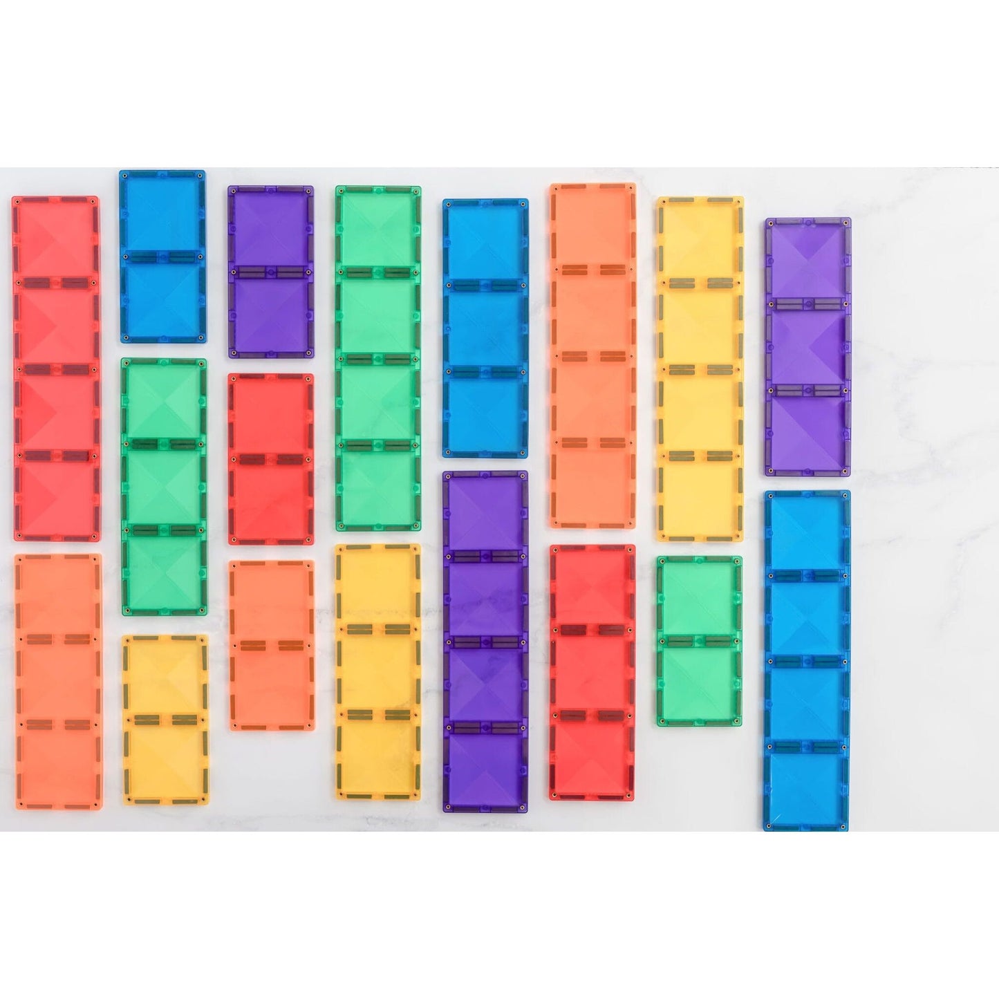 Connetix 18 Piece Rainbow Rectangle Pack
