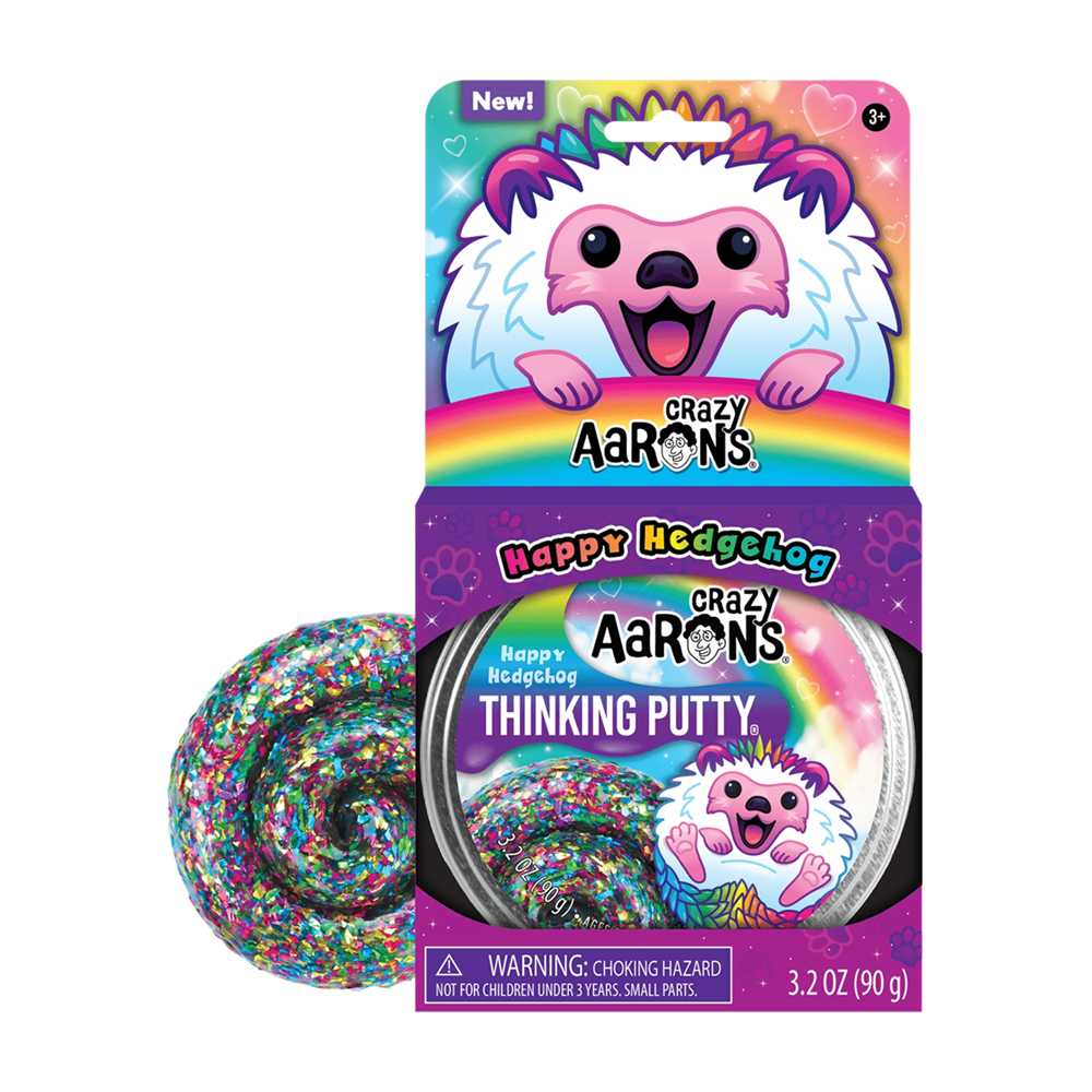 Crazy Aaron's 4" Tin - Happy Hedgehog