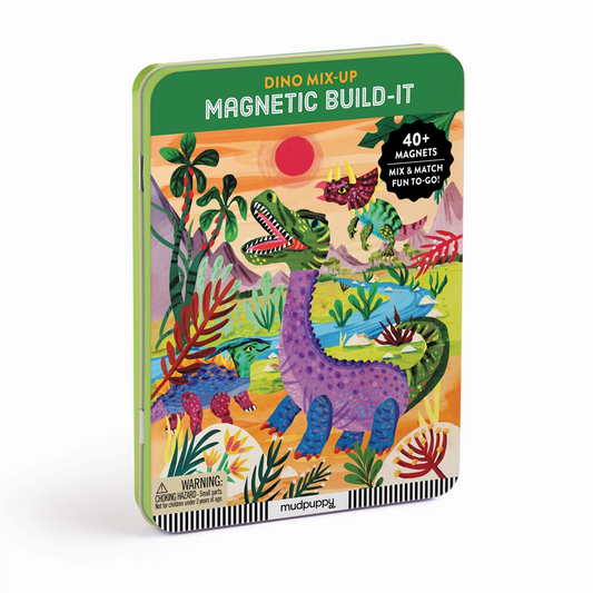 Mudpuppy Dino Mix-Up Magnetic Build-It