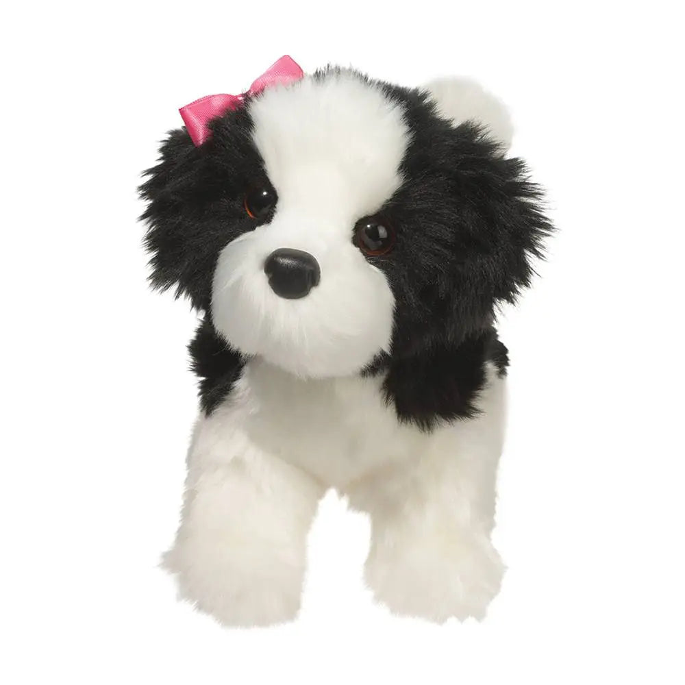 Douglas Poofy Black And White Shih-Tzu - 10"