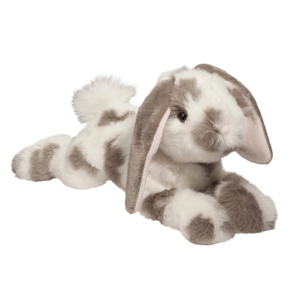 Douglas Ramsey DLux Grey Spotted Bunny - 18"