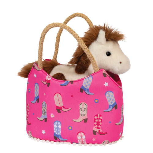 Douglas Sassy Pet Sak's Cowgirl Boots With Horse - 7"