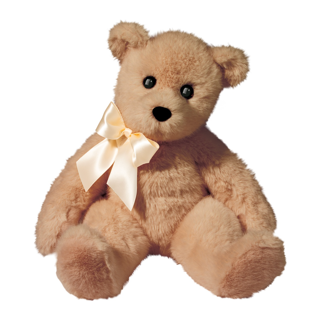 Douglas Graham Golden Bear with Ribbon (Medium) - 10"