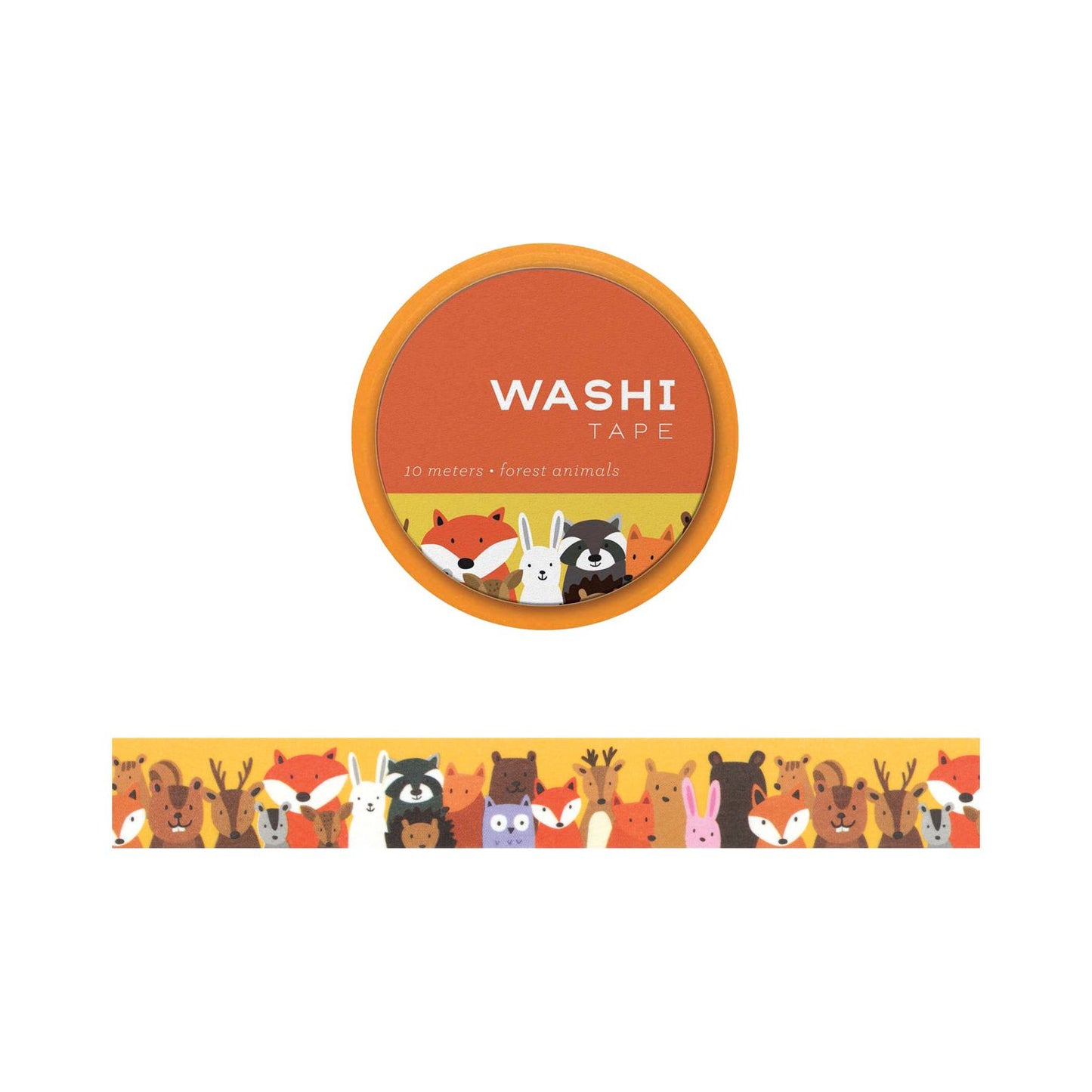 Girl of All Work Forest Animals Washi Tape