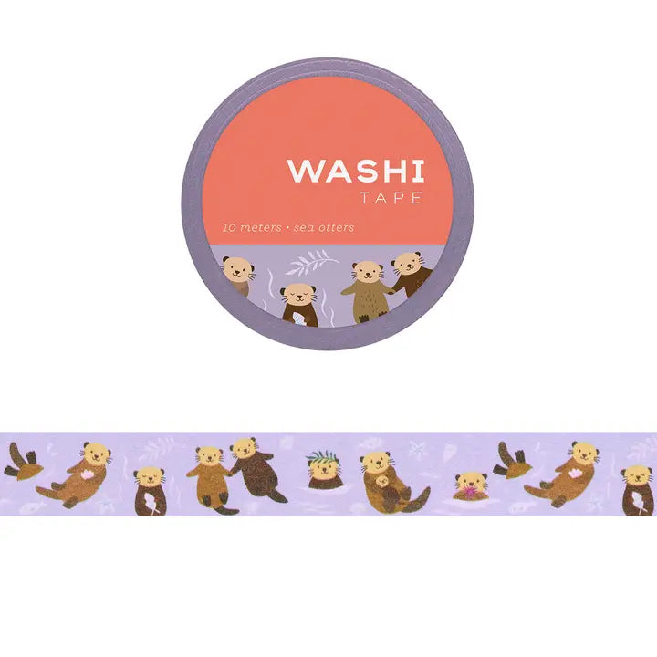 Girl of All Work Sea Otters Washi Tape