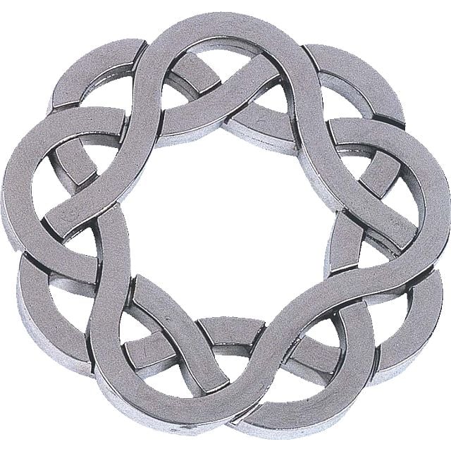 Hanayama Cast Coaster Metal Puzzle
