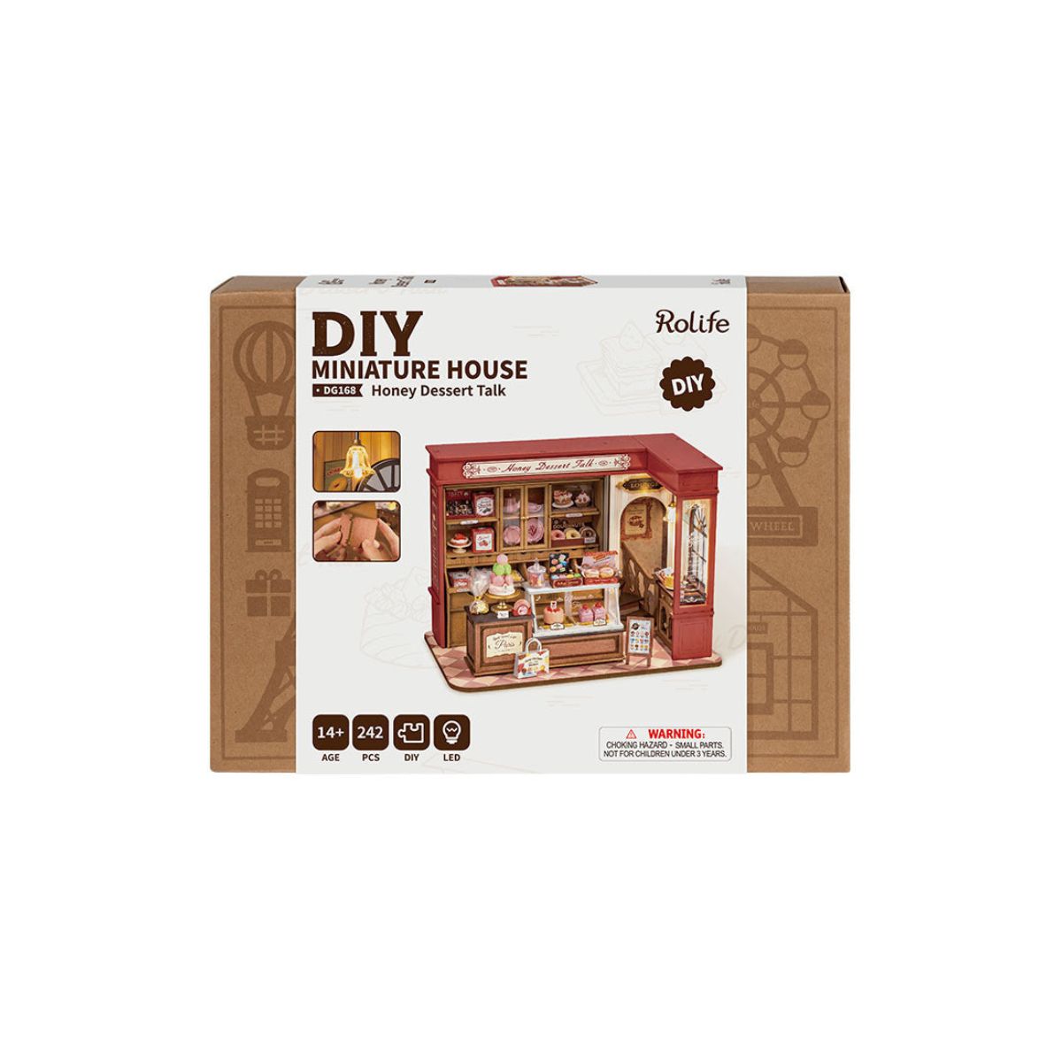 Rolife DIY Miniature House Honey Dessert Talk