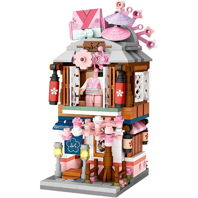 LOZ Blocks - Street Mini Kimono Shop