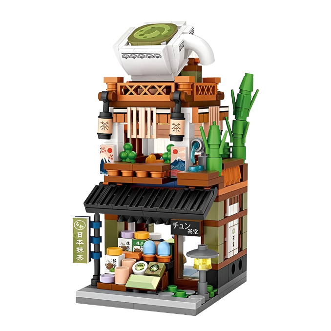 LOZ Blocks - Street Mini Matcha Shop