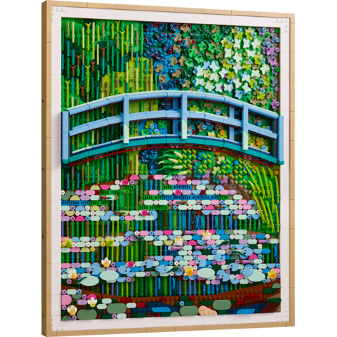 Lego Art Claude Monet - Bridge Over A Pond Of Water Lilies