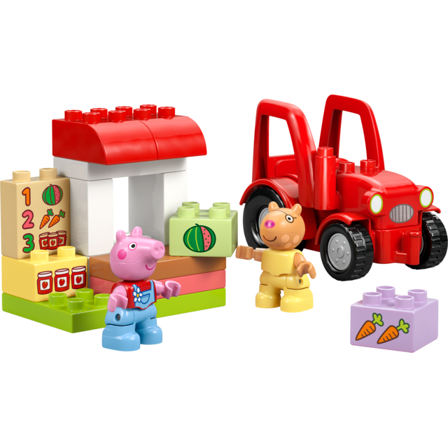 Lego Duplo Peppa Pig Tractor and Market
