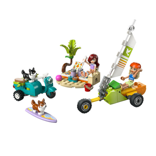 Lego Friends Surfing Dogs And Scooter Adventure