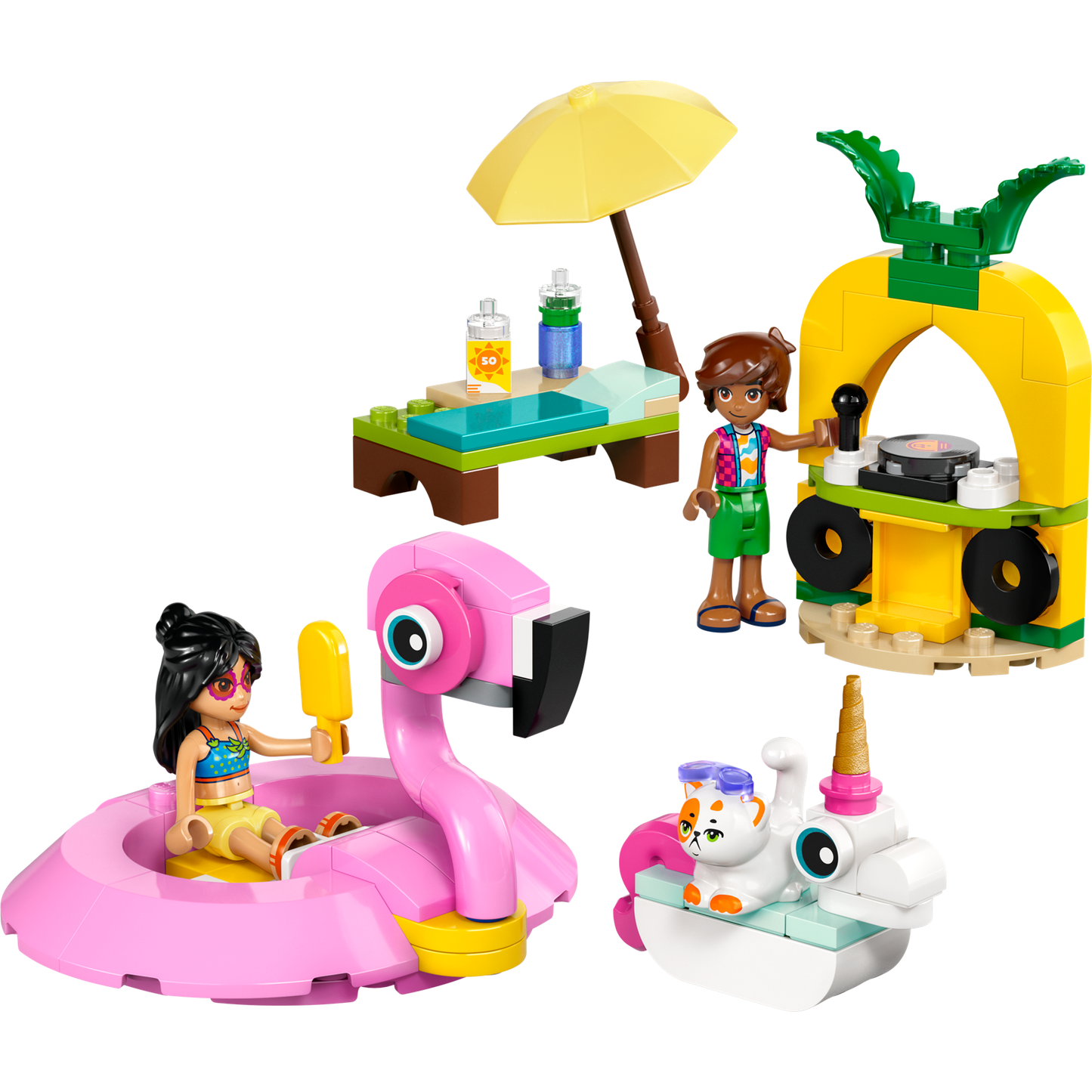 Lego Friends Unicorn & Flamingo Pool Party