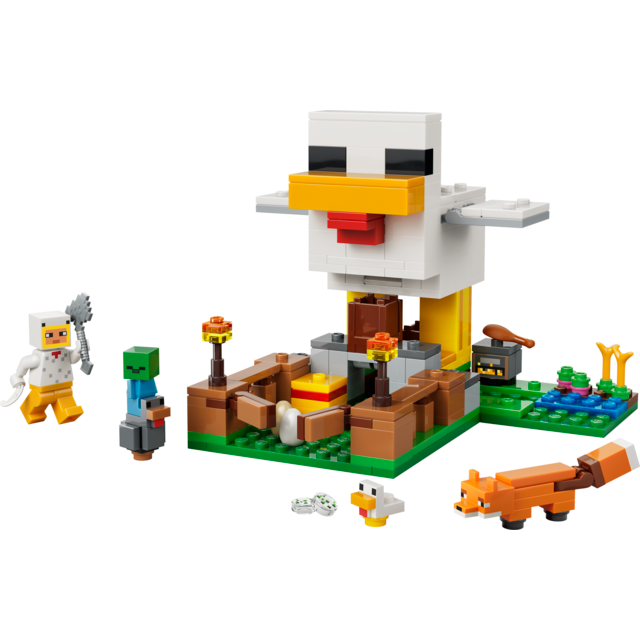 Lego Minecraft Chicken Farm
