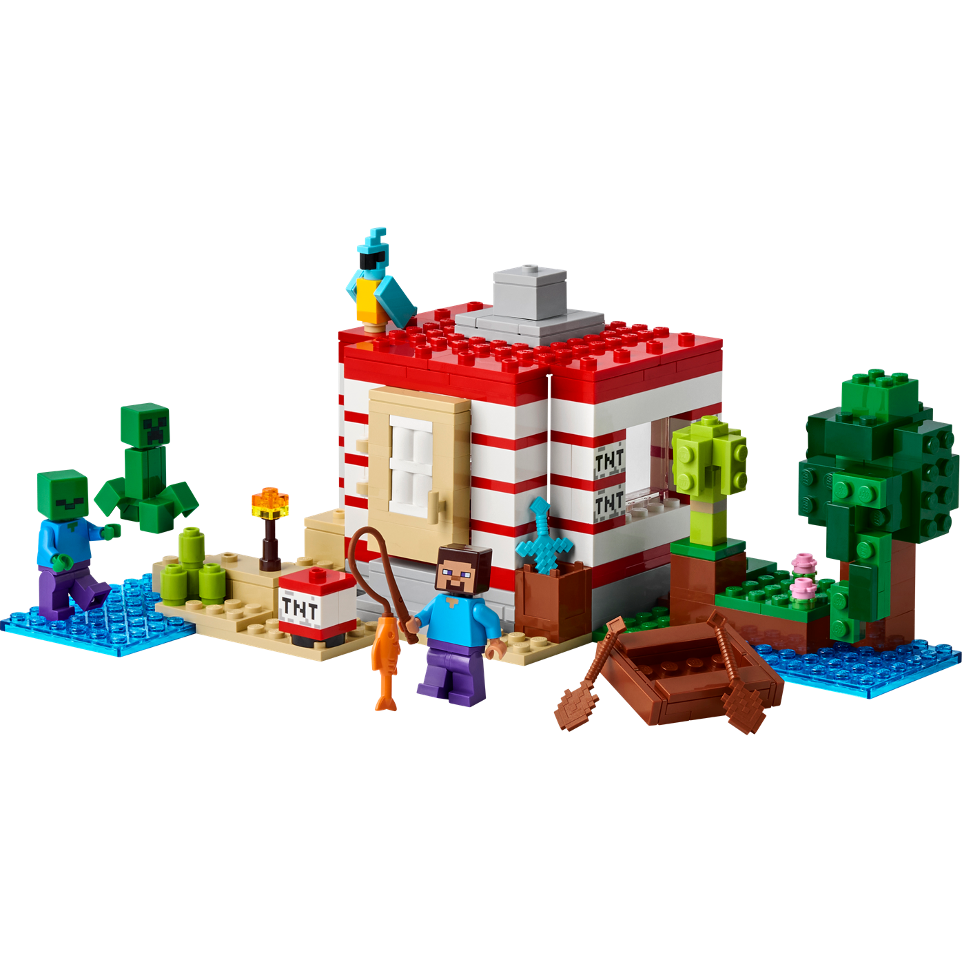 Lego Minecraft The TNT Jungle House