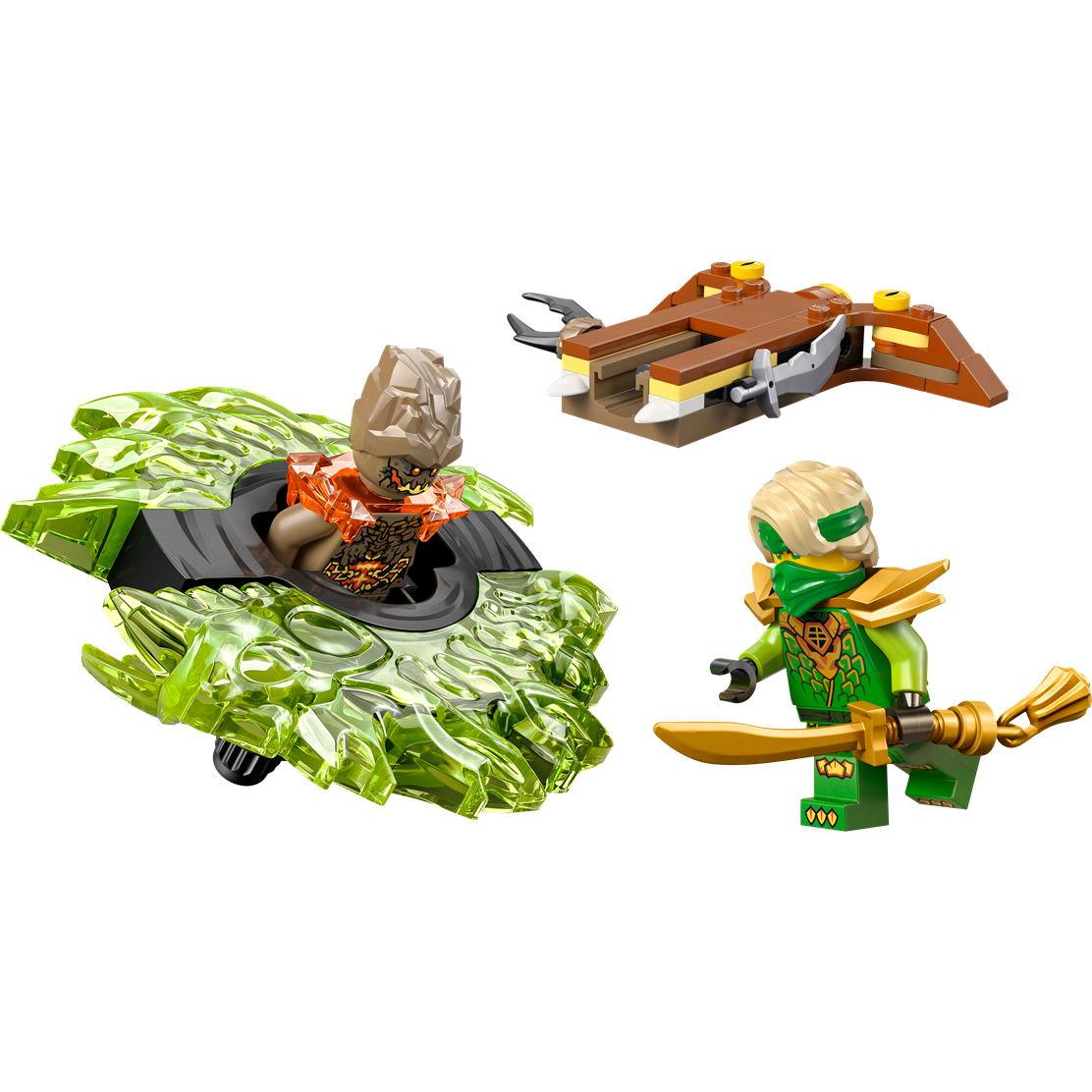 Lego Ninjago Lloyd vs. Earth Monster Spinner