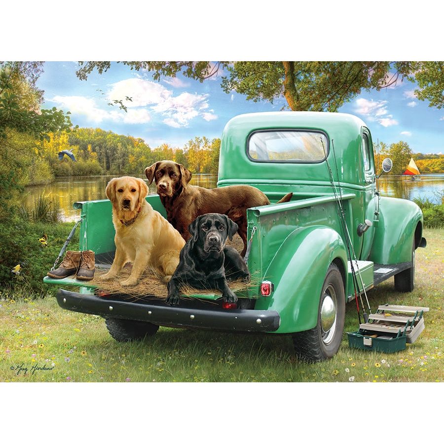 Cobble Hill Let's Go Fishing 500 Piece Puzzle