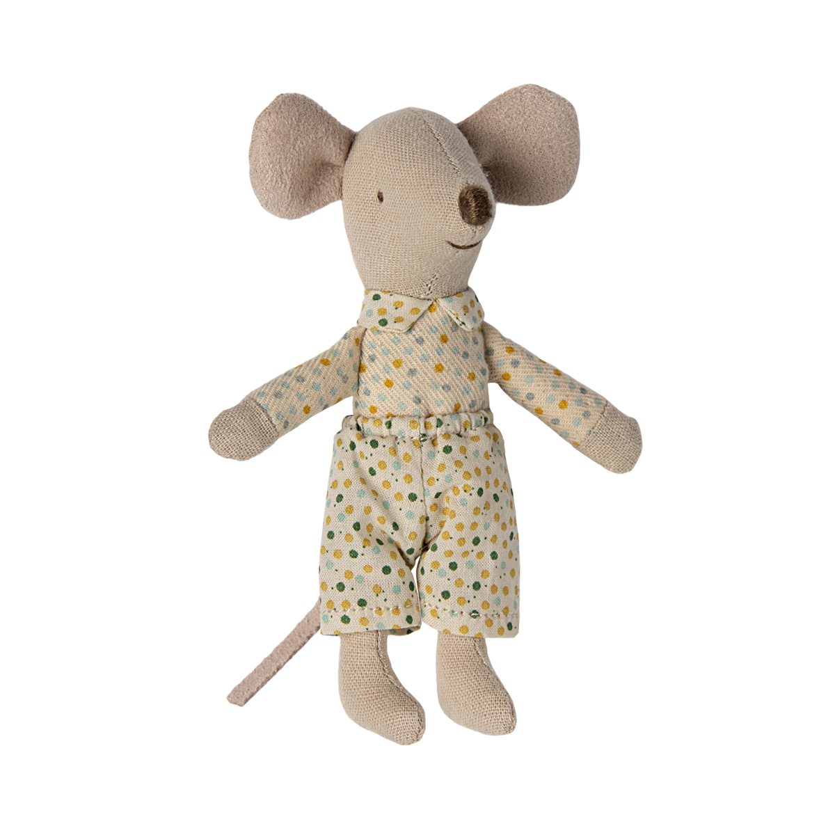 Maileg Little Brother Mouse in Matchbox - Polka Dot Pyjamas