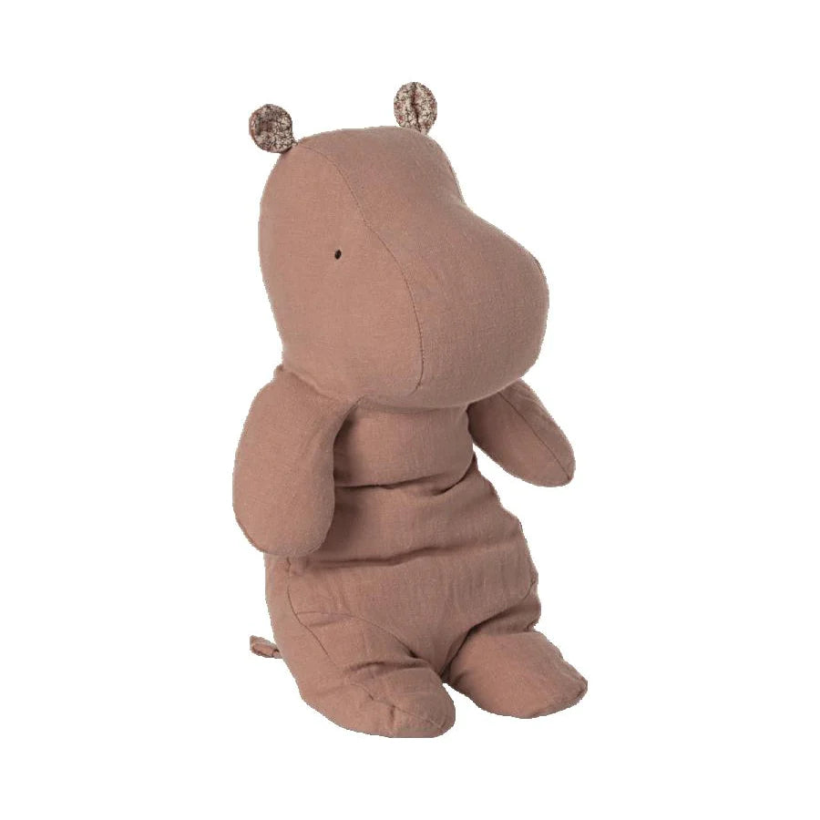 Maileg Safari Friends Hippo - Medium, Old Rose