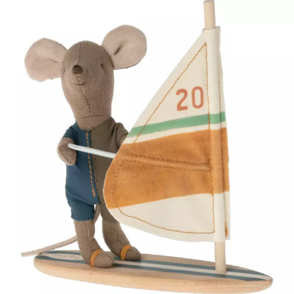 Maileg Surfer Beach Mice - Little Brother