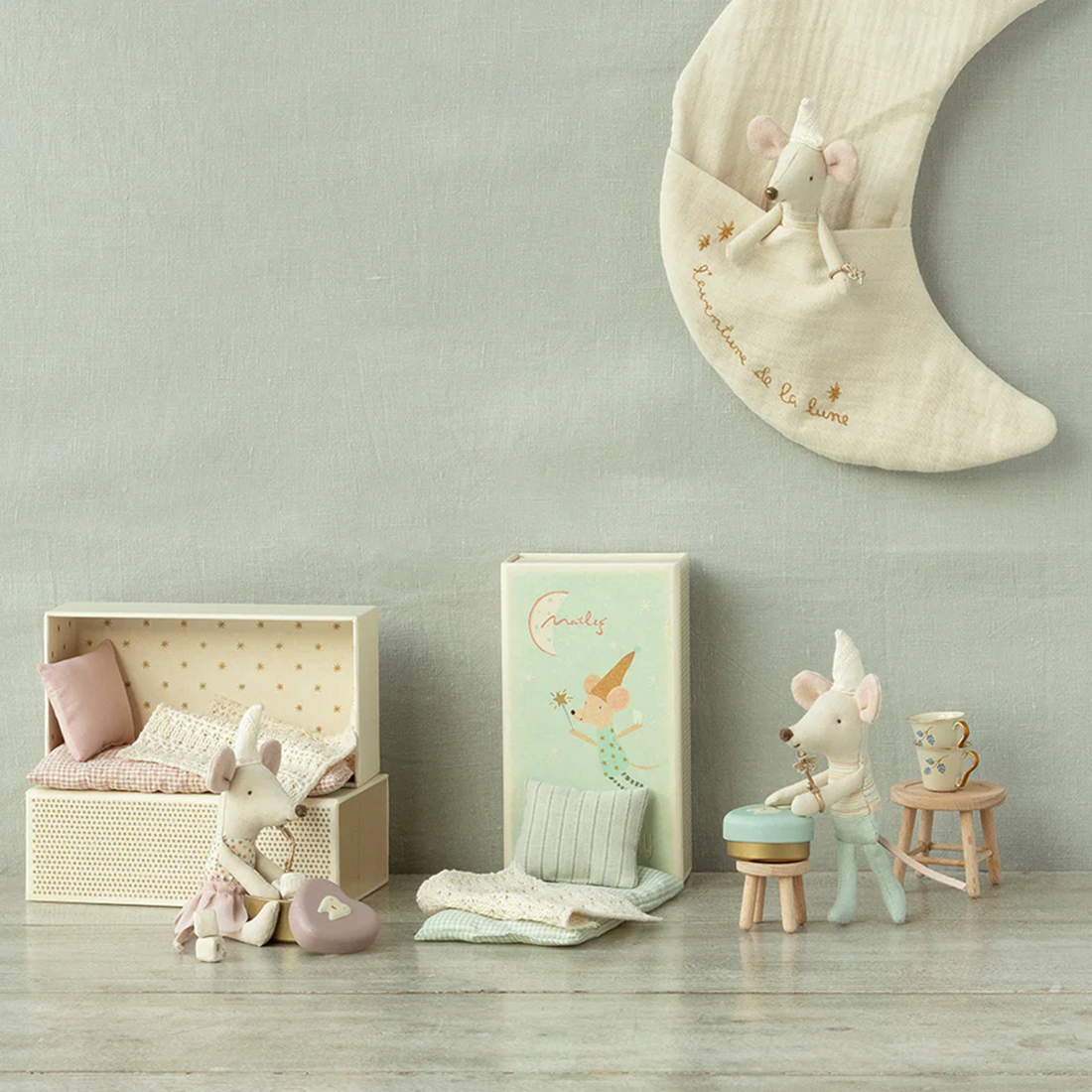 Maileg Tooth Fairy Mouse in Matchbox - Little Brother