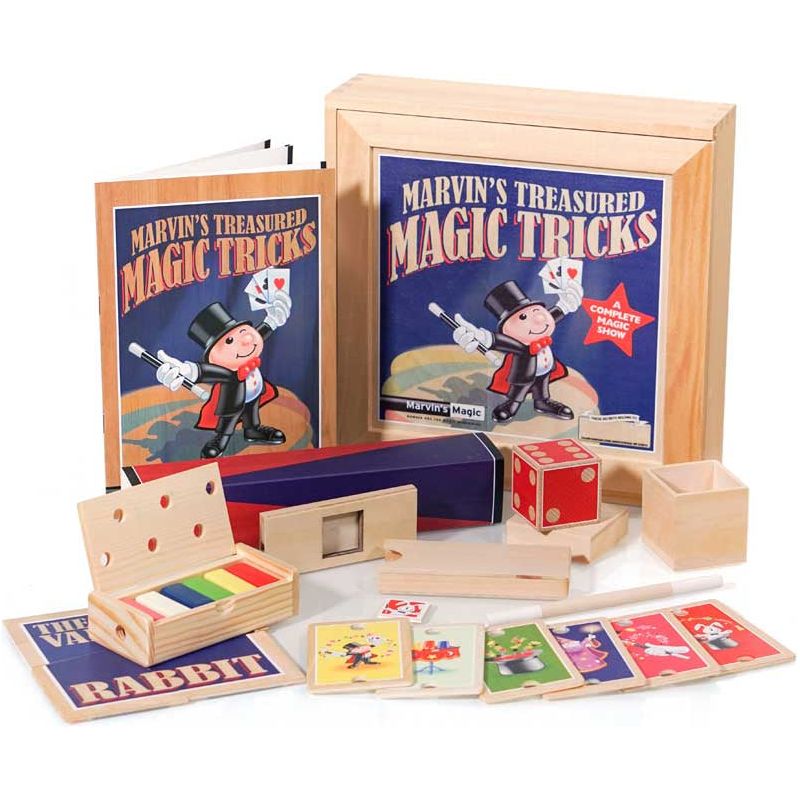 Marvin's Treasured Magic Tricks - Wooden Set