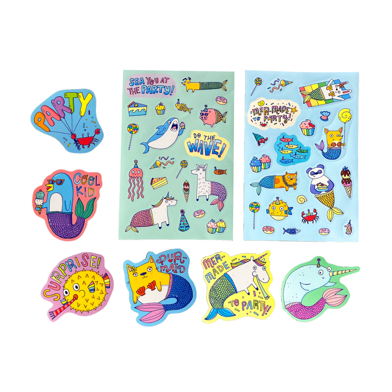 Ooly Stickiville Mer-Made to Party Scented Stickers