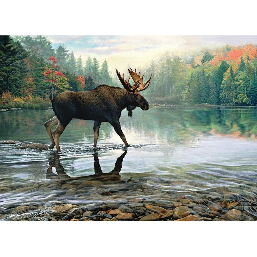 Cobble Hill Moose Crossing 1000 Piece Puzzle