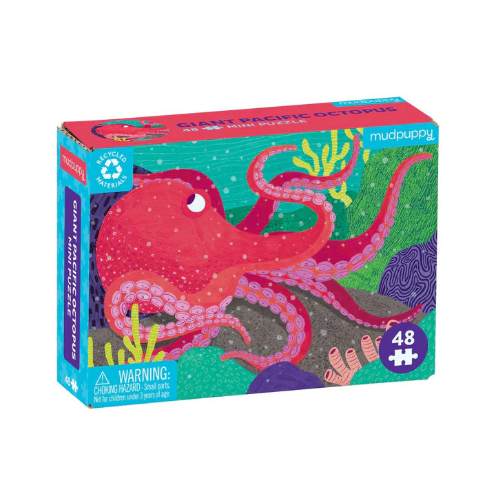 Mudpuppy Giant Pacific Octopus Mini Puzzle