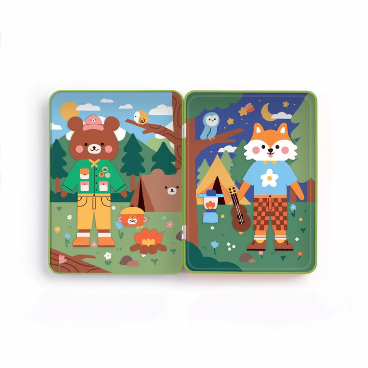 Mudpuppy Happy Camper Magnetic Play Set
