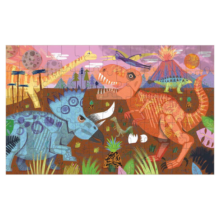 Mudpuppy Dinosaur Roar 75 Piece Puzzle